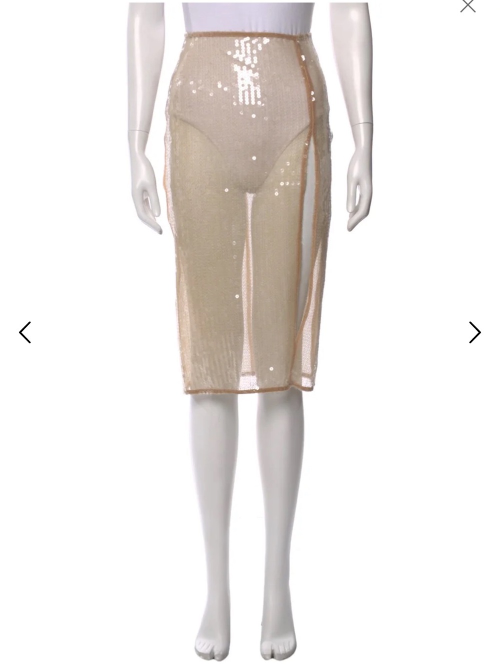 Nensi Dojaka sequin skirt